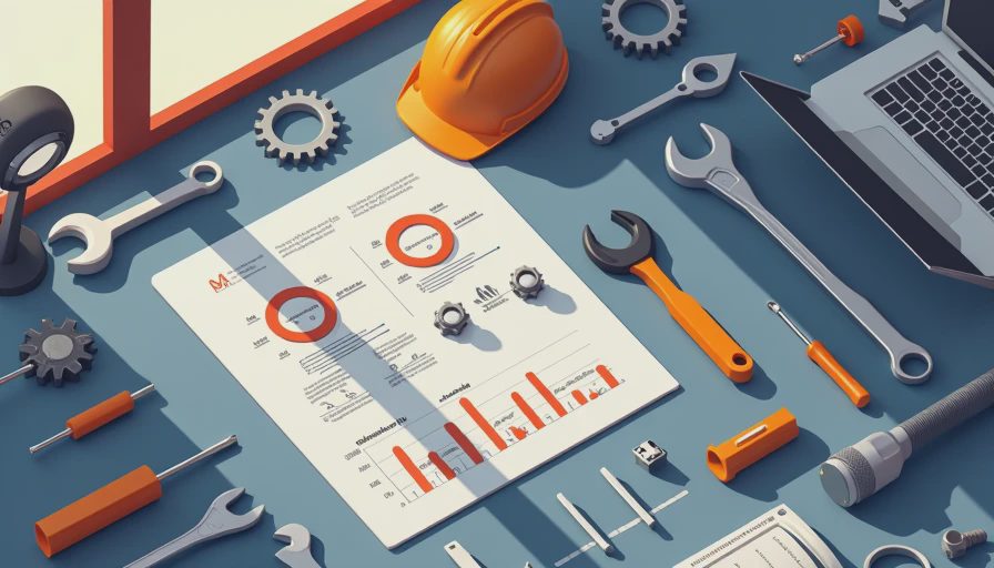 Illustration for heavy equipment mechanic