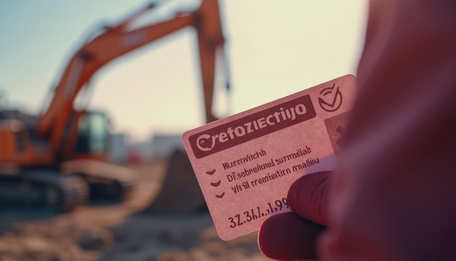 Visual context for how to become a heavy machine operator
