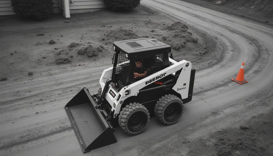 Visual context for electric skid steer