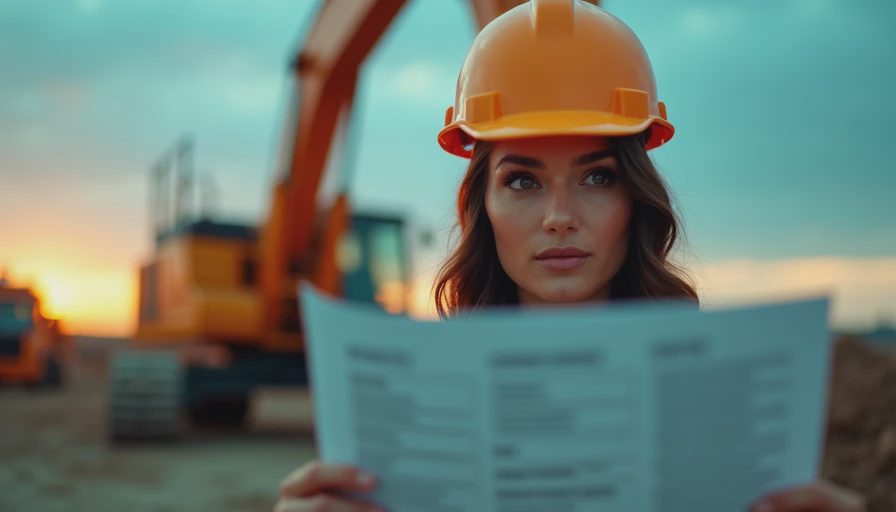 Visual context for trackhoe vs backhoe