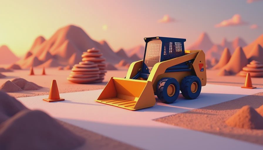 Illustration for asv skid steer