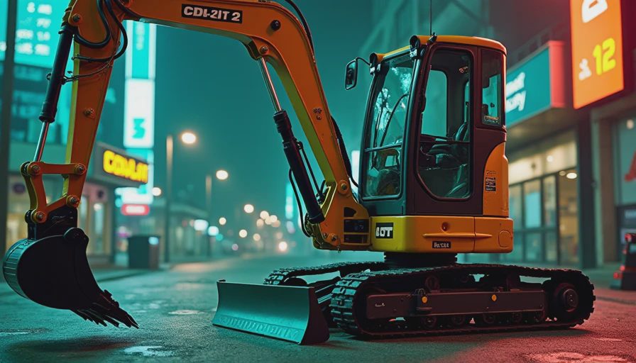 Illustration for 2 ton mini excavator