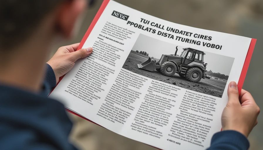 Visual context for heavy equipment news today