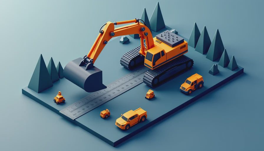 Visual context for biggest excavator in the world