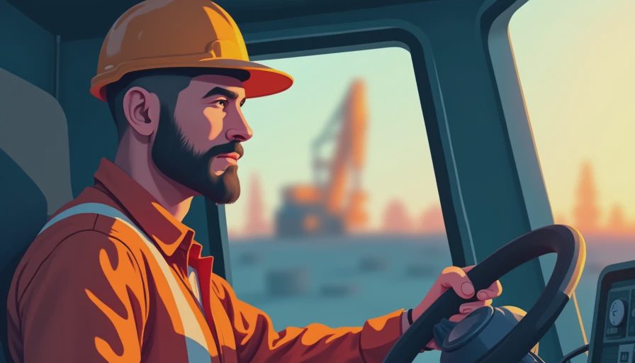 Illustration for biggest excavator in the world