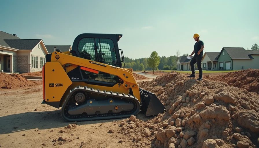 Visual context for cat mini skid steer
